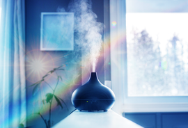 an essential oil diffuser