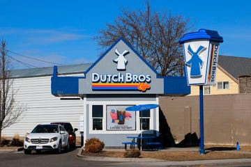 dutch brothers drive thru or walk up coffee stand, moscow, idaho headquartered in grants pass oregon and is the largest privately held drive thru coffee company in the united states photo by don and melinda crawforducguniversal images group via getty images