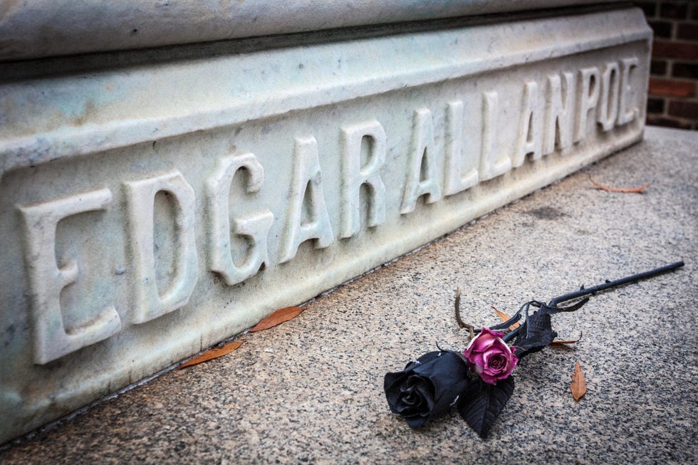 edgar allan poe tombstone