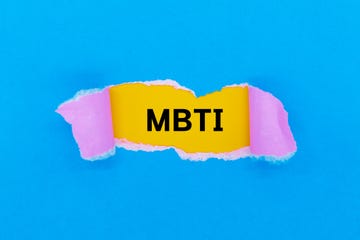 four wooden blocks with the letter mbti, myers briggs type indicators