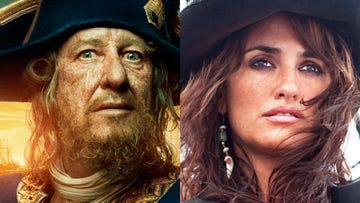 geoffrey rush penelope cruz piratas del caribe