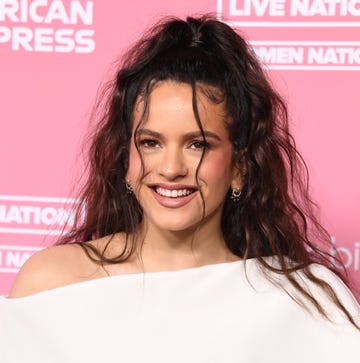 Rosalía arrives at the 2019 Billboard Women In Music at Hollywood Palladium on December 12, 2019 in Los Angeles, California.