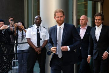 london, england june 7 prince harry, duke of sussex, leaves after giving evidence at the mirror group phone hacking trial at the rolls building at high court on june 7, 2023 in london, england prince harry is one of several claimants in a lawsuit against mirror group newspapers related to allegations of unlawful information gathering in previous decades photo by carl courtgetty images