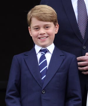 london, england june 05 prince george of cambridge on the balcony of buckingham palace during the platinum jubilee pageant on june 05, 2022 in london, england the platinum jubilee of elizabeth ii is being celebrated from june 2 to june 5, 2022, in the uk and commonwealth to mark the 70th anniversary of the accession of queen elizabeth ii on 6 february 1952 photo by chris jacksongetty images