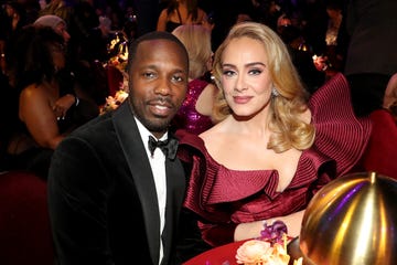 los angeles, california february 05 rich paul and adele attend the 65th grammy awards at cryptocom arena on february 05, 2023 in los angeles, california photo by johnny nunezgetty images for the recording academy