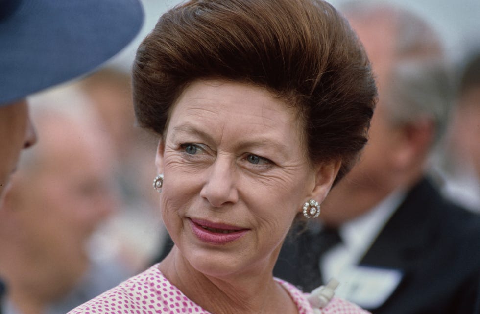 princess margaret visits the new docklands development in london, uk, july 1987   photo by tim grahamgetty images