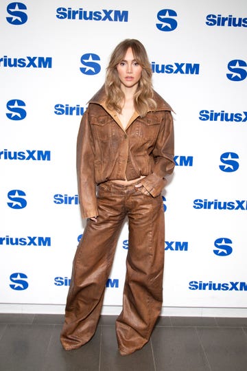 new york, new york september 12 suki waterhouse visits siriusxm studios on september 12, 2024 in new york city photo by santiago felipegetty images