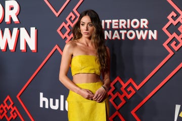 chloe bennet at the los angeles premiere of interior chinatown at the linwood dunn theater on november 13, 2024 in los angeles, california photo by araya dohenyvariety via getty images