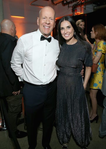 los angeles, ca july 14 bruce willis and demi moore attend the after party for the comedy central roast of bruce willis at neuehouse on july 14, 2018 in los angeles, california photo by phil faraonevmn18getty images for comedy central