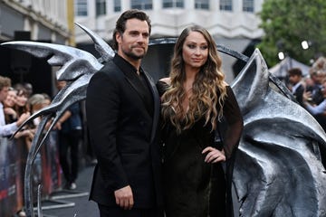 henry cavill and natalie viscuso at "the witcher" season 3 premiere at the outernet