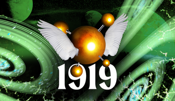 the number 1919 under a winged planet