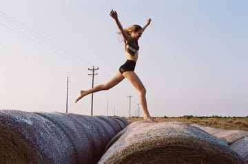 on the road free spirited looks vest, bra, and briefs, dolce  gabbana