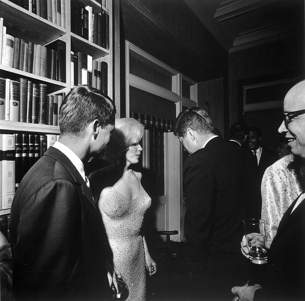 John F. Kennedy and Marilyn Monroe