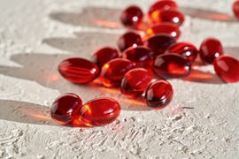 krill oil pills healthy nutritional supplement rich in omega 3