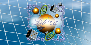 the word libra over a planet