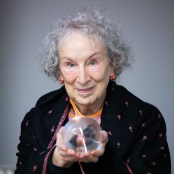 Margaret Atwood Canadian poet, novelist, literary critic, essayist, teacher, environmental activist, and inventor Margaret Atwood, Alba, Cuneo, Italy, October 2021. (Photo by Leonardo Cendamo/Getty Images)