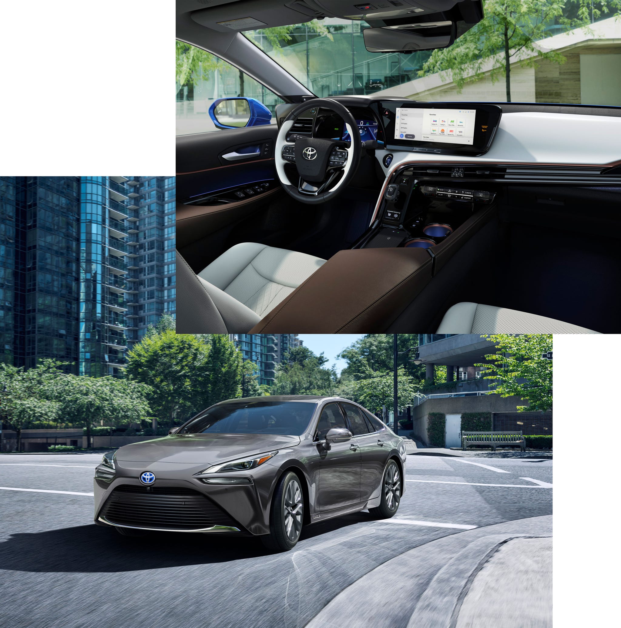 toyota mirai interior and exterior