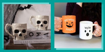 skull mugs, pumpkin mug, ghost mug