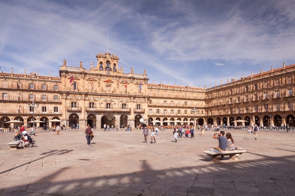 plaza mayor in salamanca spain