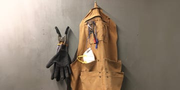 a pair of jackets on a wall