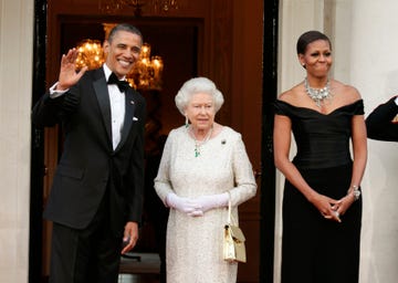 barack obama queen elizbaeth michelle obama