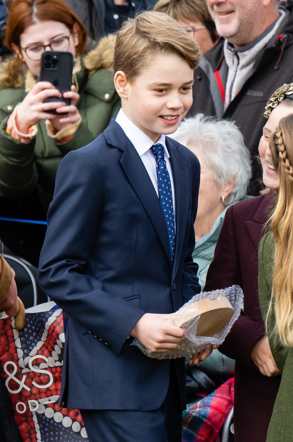 the british royal family attend the christmas morning service