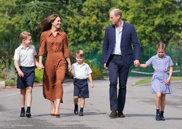 prince george, princess charlotte and prince louis start lambrook school