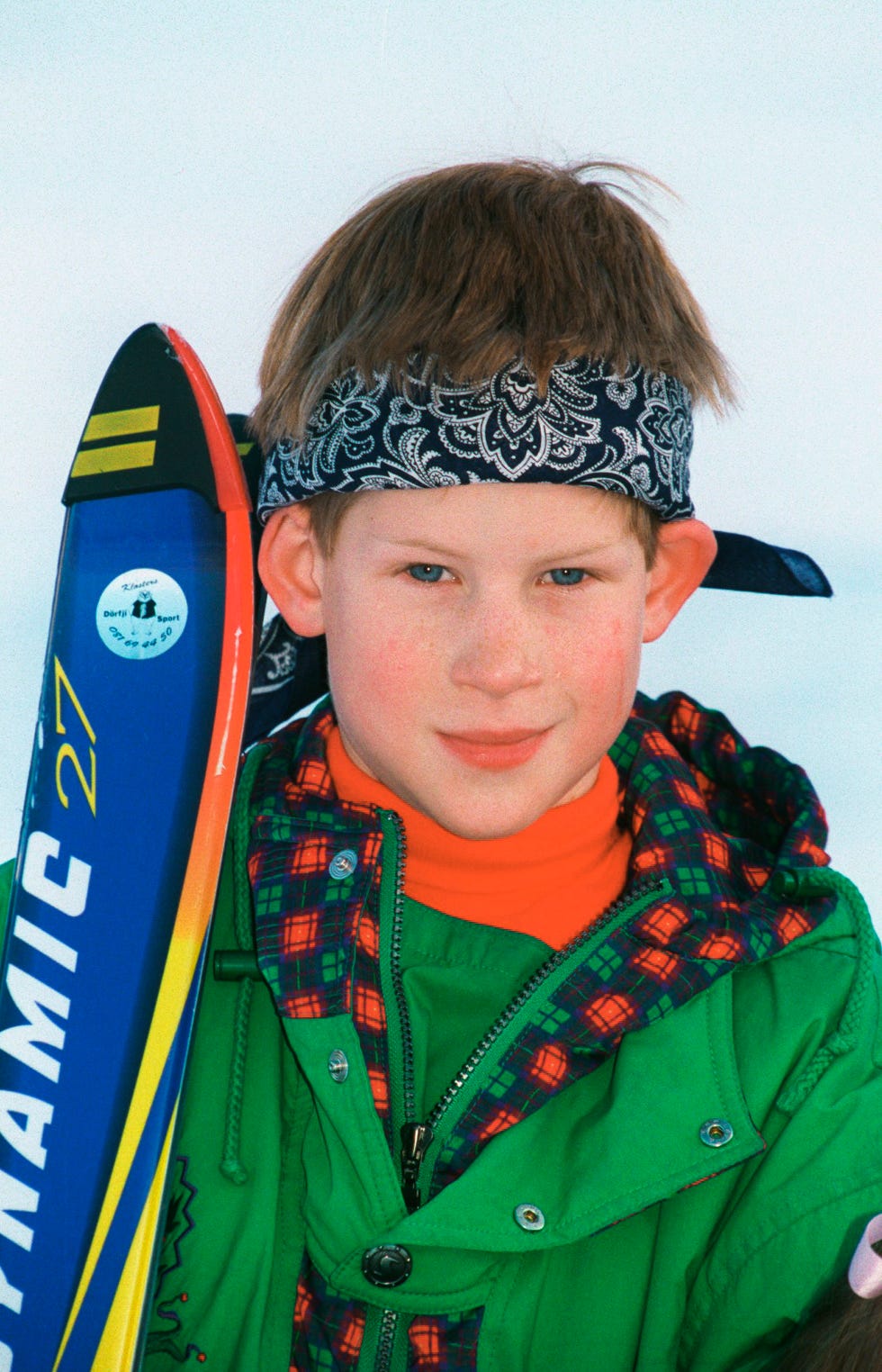 young prince harry ski