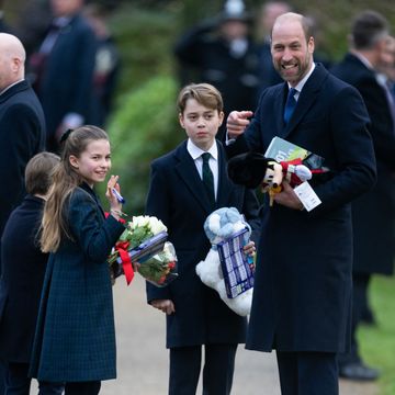 the british royal family attend the christmas morning service