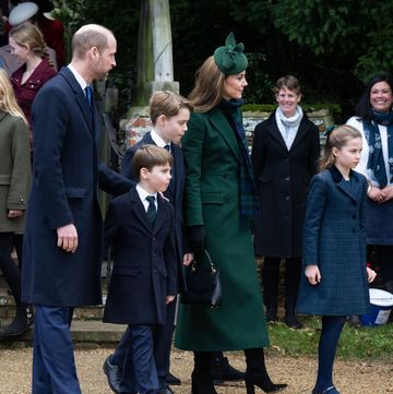 the british royal family attend the christmas morning service