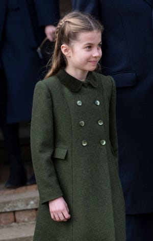 sandringham, norfolk december 25 princess charlotte of wales attends the christmas day service at st mary magdalene church on december 25, 2023 in sandringham, norfolk photo by mark cuthbertuk press via getty images