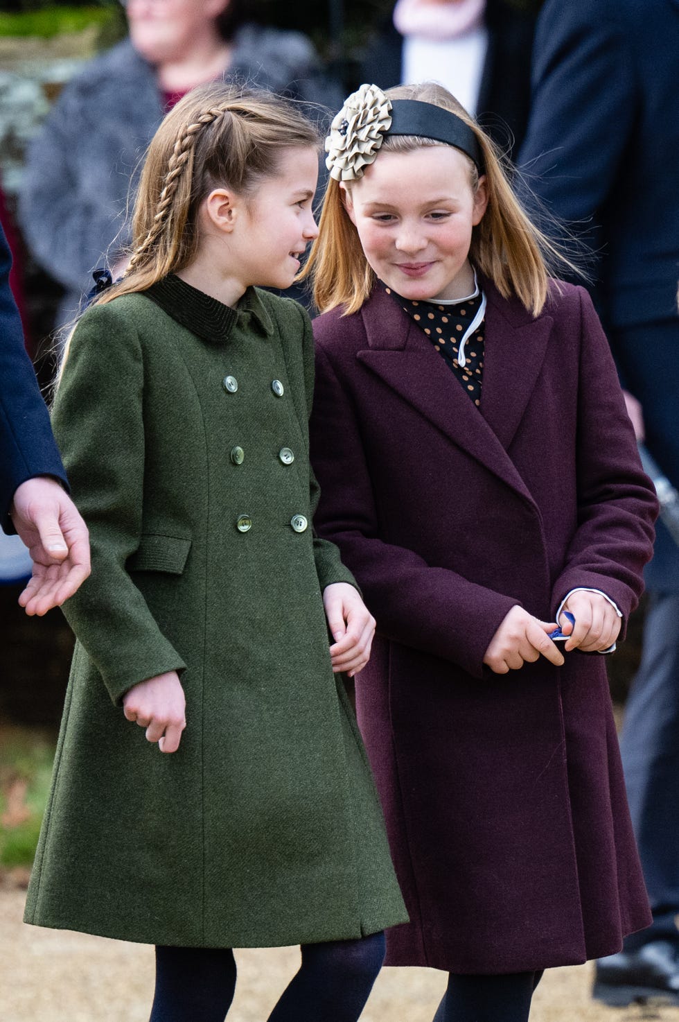 the british royal family attend the christmas morning service