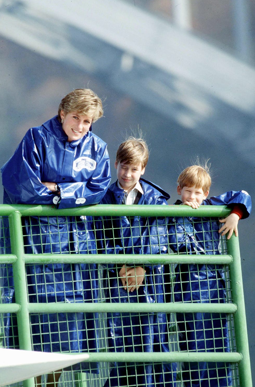 princess diana, william and harry visit niagara falls