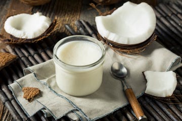 raw white organic coconut oil