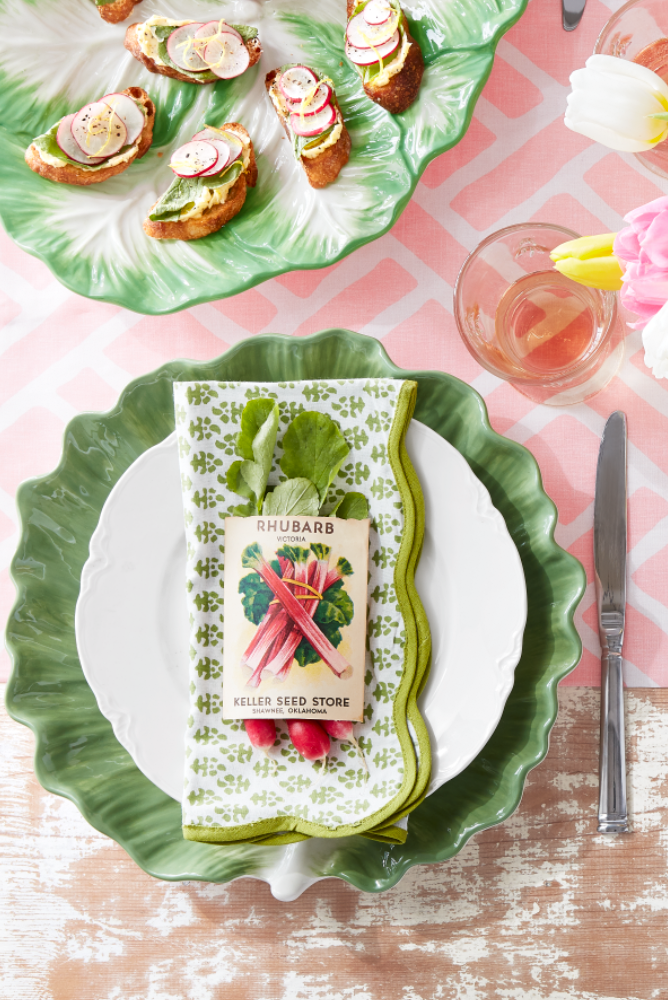 Seed Packet Place Setting easter table decor ideas