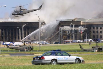 a plane crashed into the pentagon