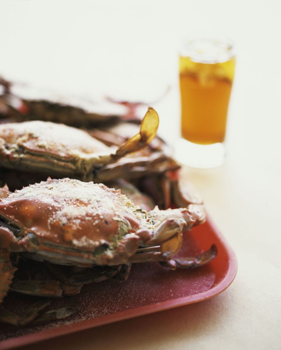 spiced maryland blue crabs