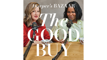 podcast episode titled the good buy with two individuals at a table