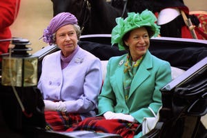 Queen Elizabeth II and Princess Margaret