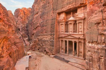 the treasury, petra, jordan