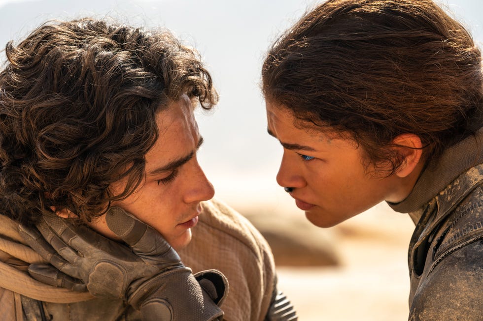 timothee chalamet, zendaya, dune part two