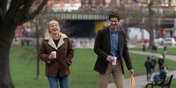 florence pugh and andrew garfield in we live in time