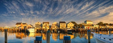 a wharf in nantucket harbour