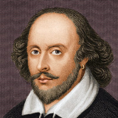 painting of william shakespeare