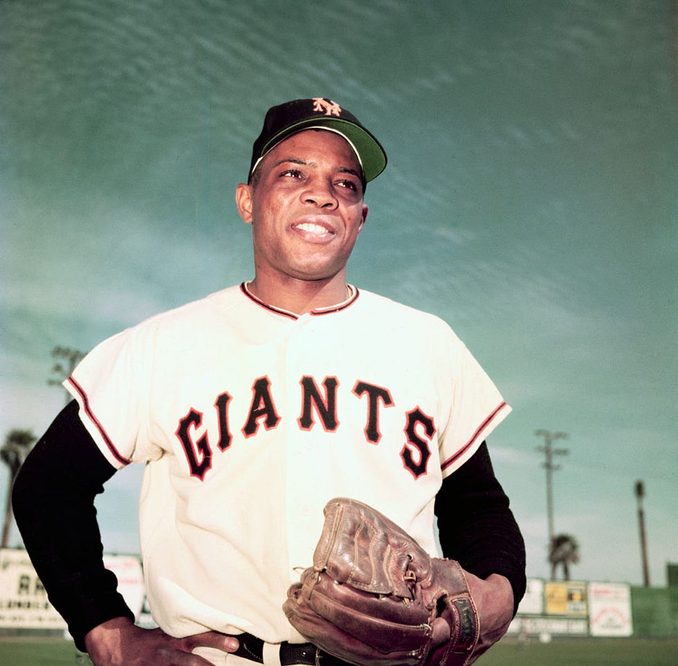 new york giants outfielder willie mays