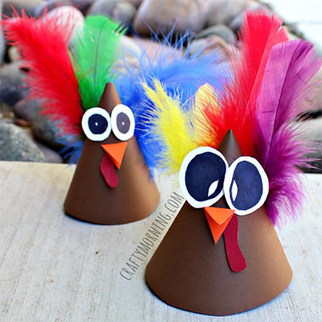 <p>These turkey cones would look just as adorable on your dinner table as they will on your kids' heads (just add elastic to turn them into a little hat!).&nbsp;</p><p><strong data-redactor-tag="strong" data-verified="redactor">See more at <a href="http://www.craftymorning.com/turkey-cone-craft-kids-make-hat-idea/" target="_blank">Crafty Morning</a>.</strong><br></p><p><strong data-redactor-tag="strong" data-verified="redactor">RELATED:&nbsp;<a href="http://www.redbookmag.com/home/decor/g3644/diy-halloween-crafts-for-kids/" target="_blank">Creative DIY Halloween Crafts for Kids</a><span class="redactor-invisible-space" data-verified="redactor" data-redactor-tag="span" data-redactor-class="redactor-invisible-space"><a href="http://www.redbookmag.com/home/decor/g3644/diy-halloween-crafts-for-kids/"></a></span></strong></p>