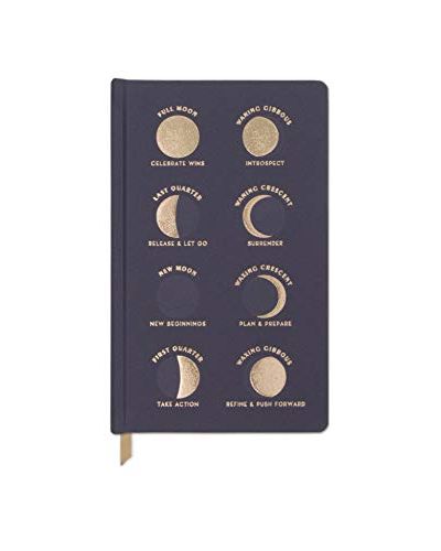 DesignWorks Ink Cloth Hardcover Journal - Moon Phases