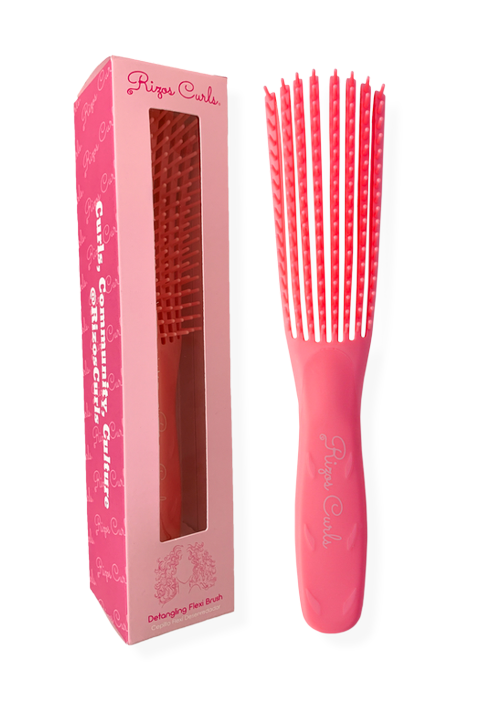 Pink Detangling Flexi Brush