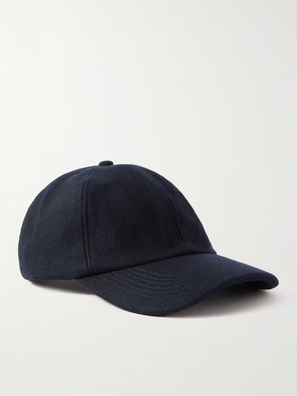 Wool-Blend Felt Baseball Cap