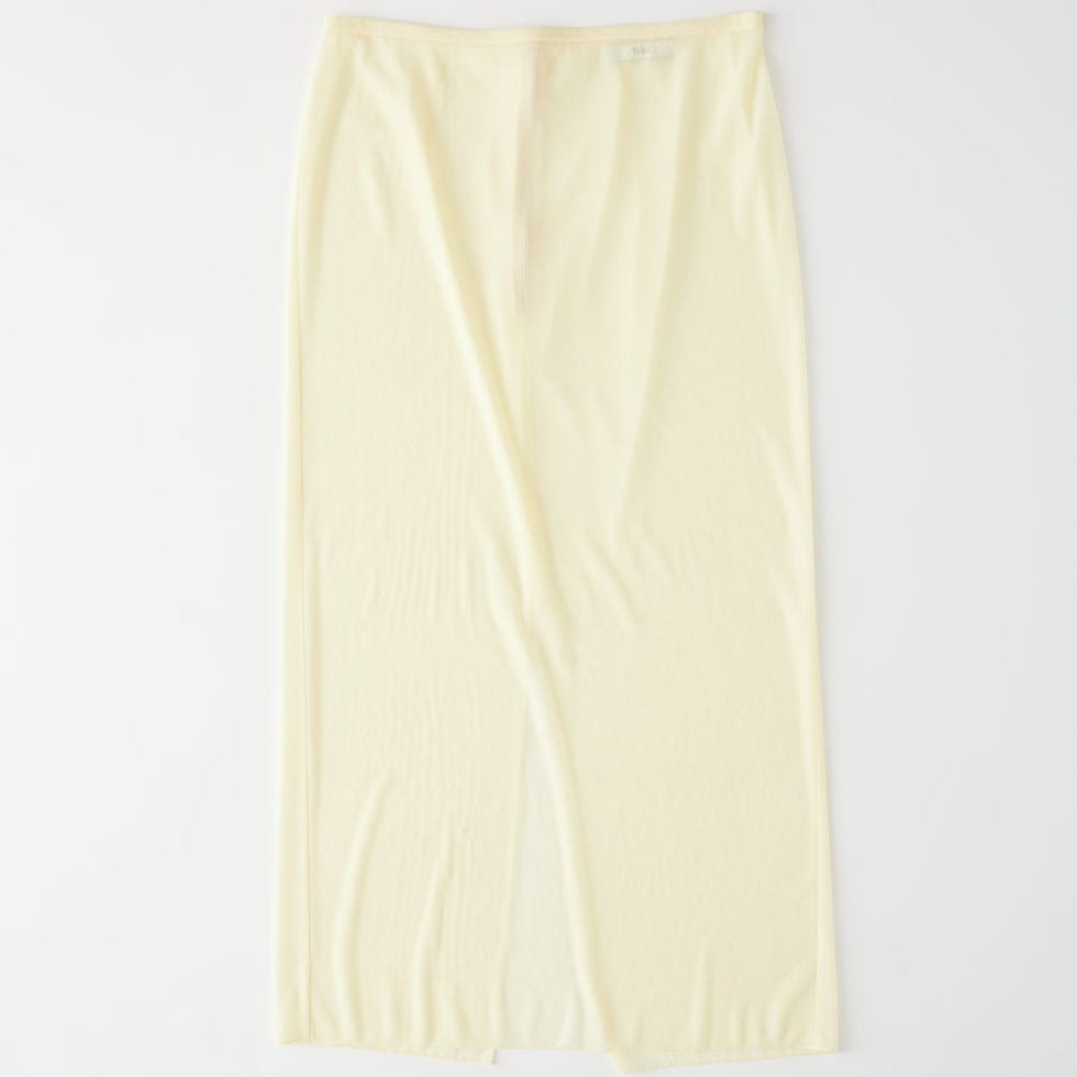 Sheer Gauze Maxi Pencil Skirt